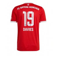 Bayern Munich Alphonso Davies #19 Fotballklær Hjemmedrakt 2022-23 Kortermet